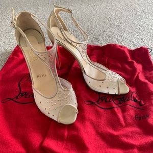 Christian Louboutin Patinana Strass Sandal